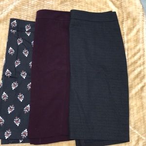 Anne Taylor loft (3) skirts size 12